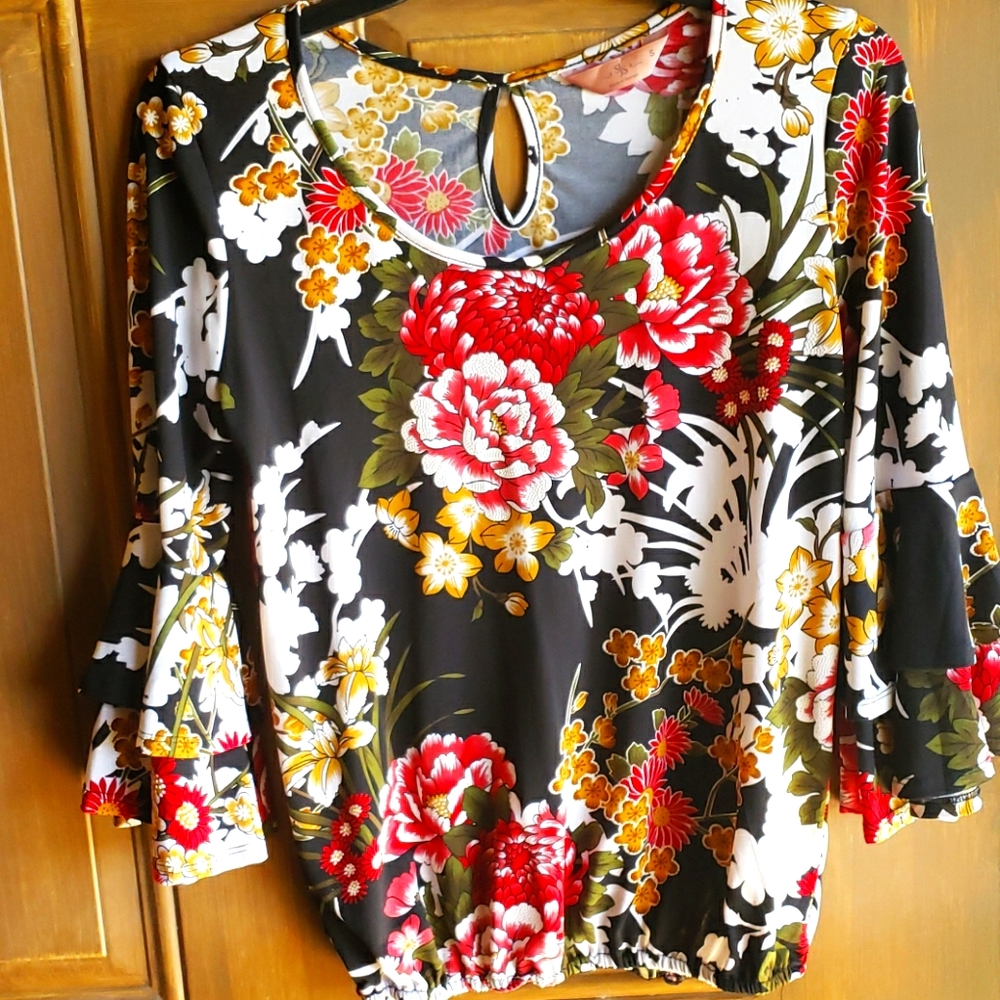 Floral Print Blouse
